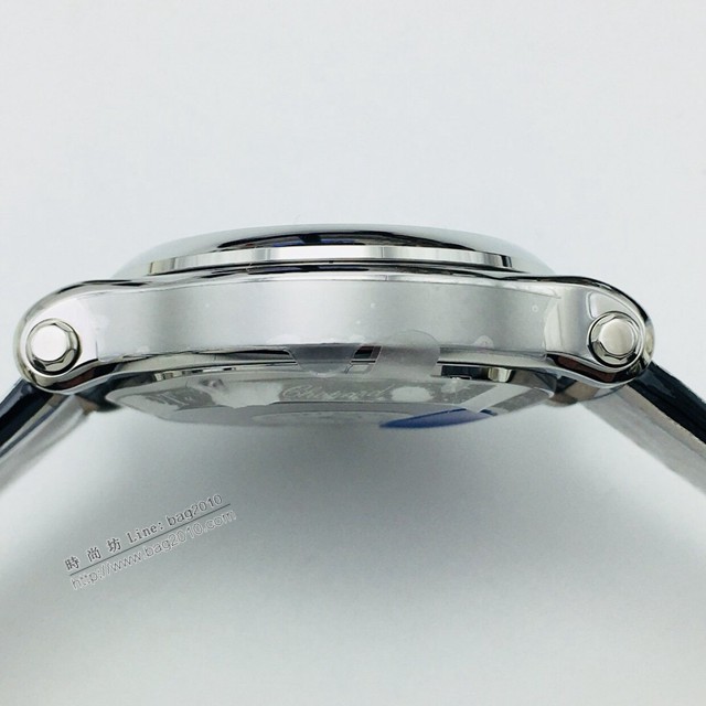 肖邦Chopard機械女士腕表 蕭邦對休閒風格頂級鱷魚皮帶女表  gjs2253